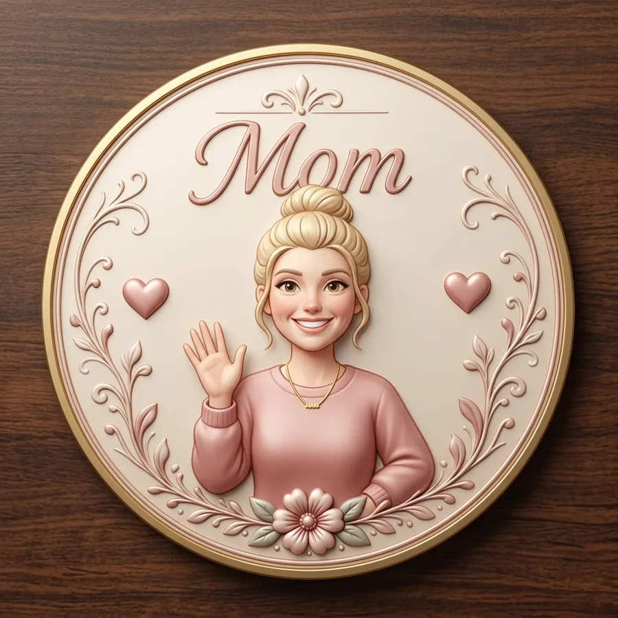 Mom keepsake coin