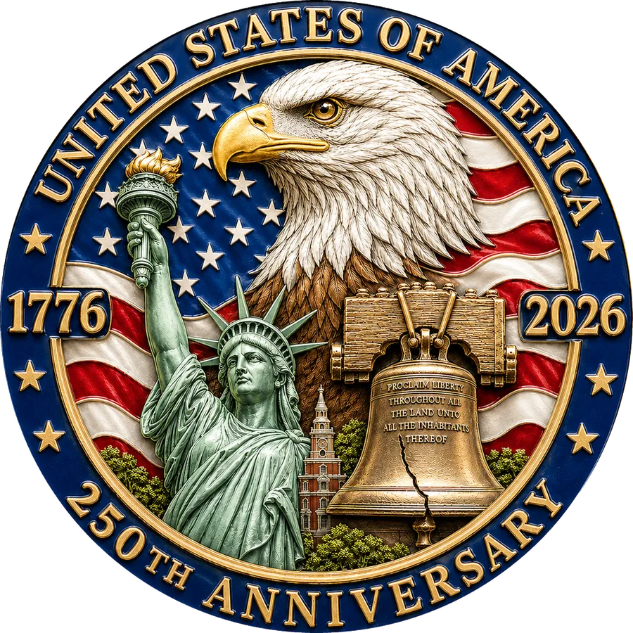 USA 250th Anniversary commemorative coin